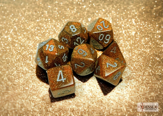 Chessex Glitter Gold/silver 7-Die Set