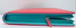 Generic 2-Tone Zippered 12-Pocket Red with Light Blue