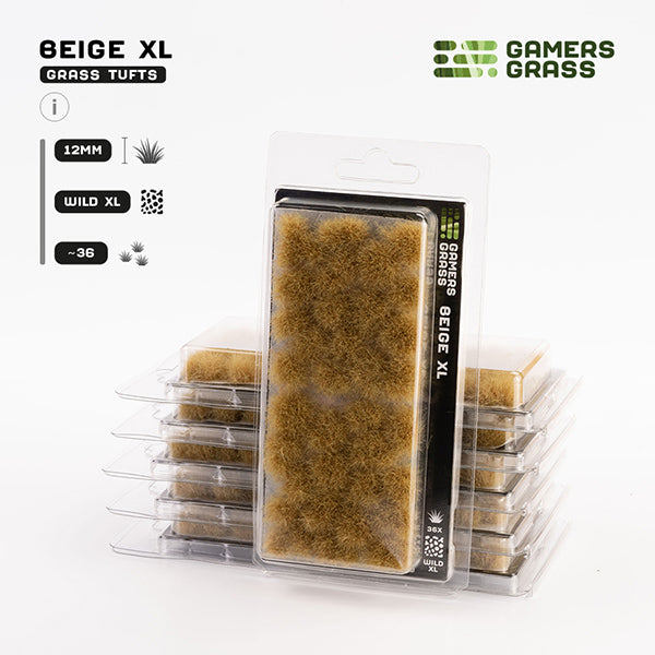 Gamers Grass Tufts 12mm XL Beige Wild