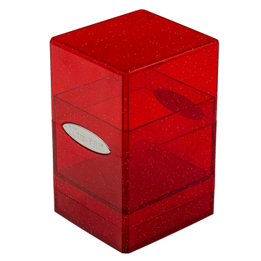 Ultra Pro Satin Tower Glitter Red
