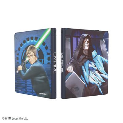 Star Wars: Legion: Zip-Up Album 18 Pocket: Jedi Luke Skyalker & Emperor Palpatine