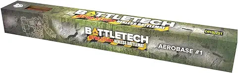Battletech Hexless Battlemat Aerobase #1 / Rolling Woodland #1