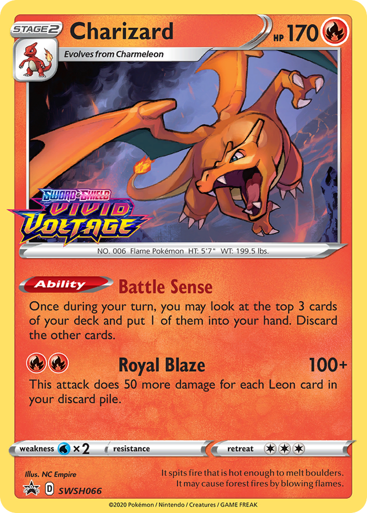 Charizard (SWSH066) (Prerelease Promo) [Sword & Shield: Black Star Pro