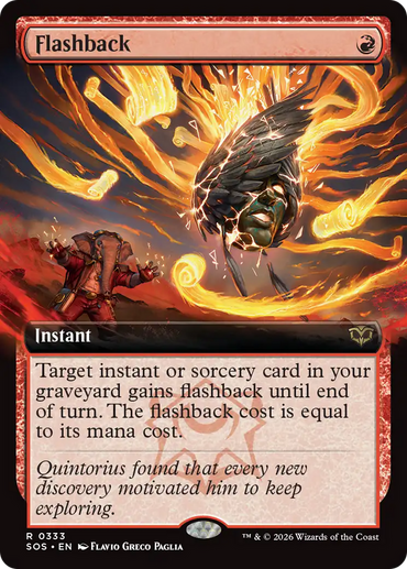 Flashback (Extended Art) [Secrets of Strixhaven]