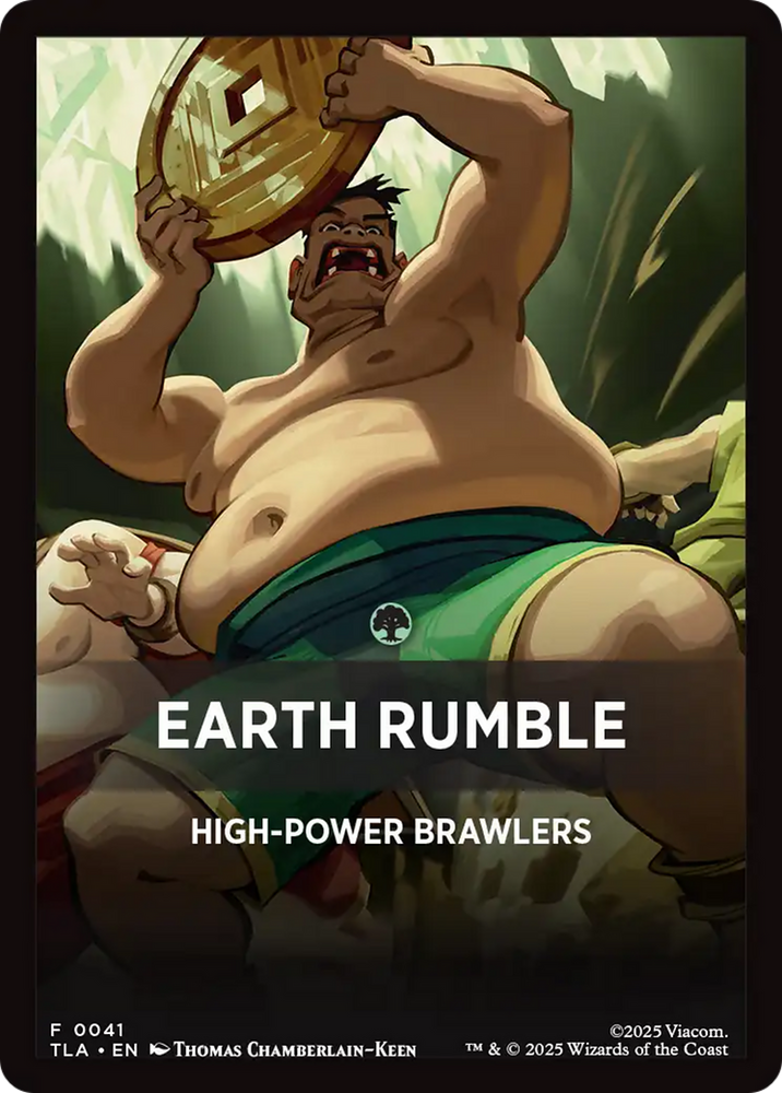 Earth Rumble Theme Card [Avatar: The Last Airbender Tokens]