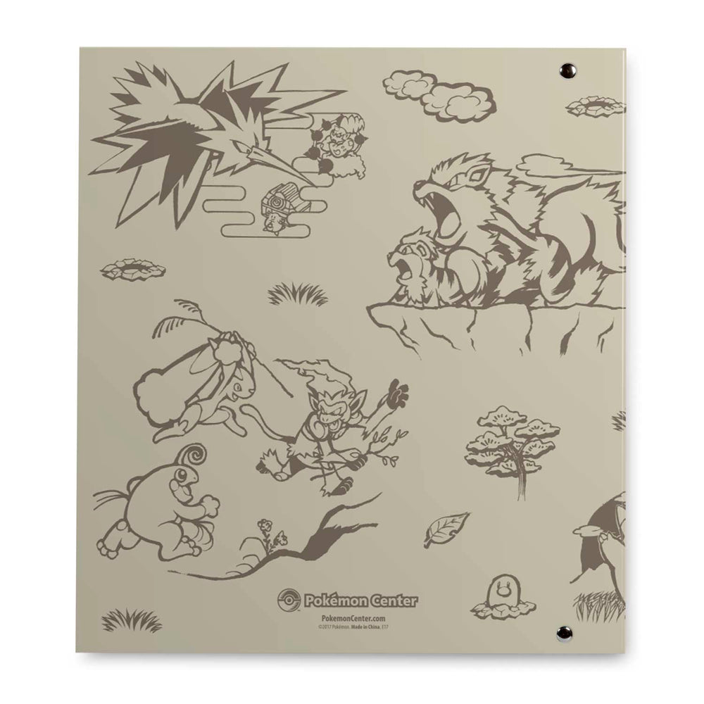 D-Ring Binder - Pikachu (Scroll Painting Style)