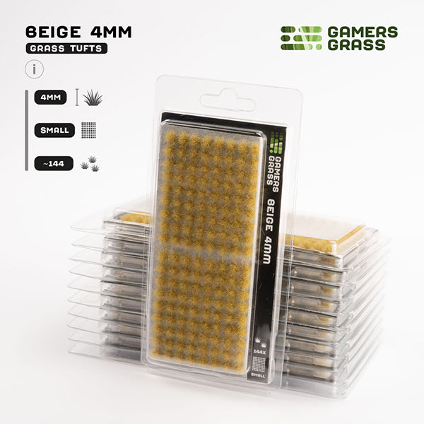 Gamers Grass Tufts 4mm Beige Small