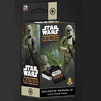 Star Wars Legion Galactic Republic Unit Card Pack