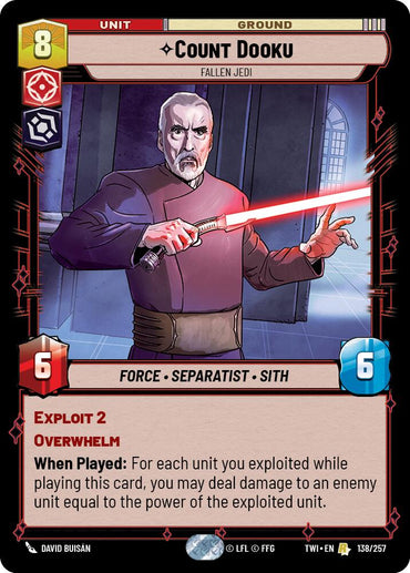 Count Dooku - Fallen Jedi (138/257) (138/257) [Twilight of the Republic]
