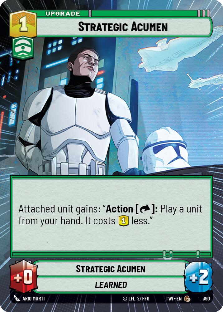 Strategic Acumen (390) (Hyperspace) (390) [Twilight of the Republic]