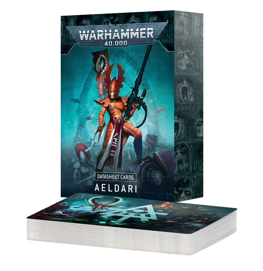 Warhammer 40k Datasheet cards Aeldari