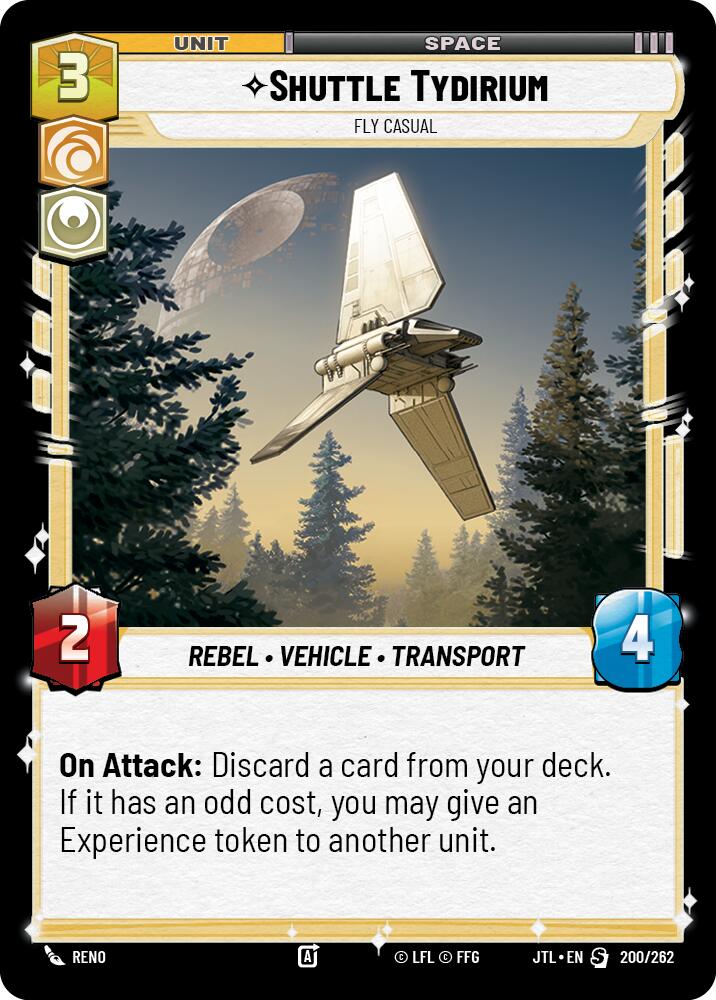 Shuttle Tydirium - Fly Casual (200/262) (200/257) [Jump to Lightspeed]