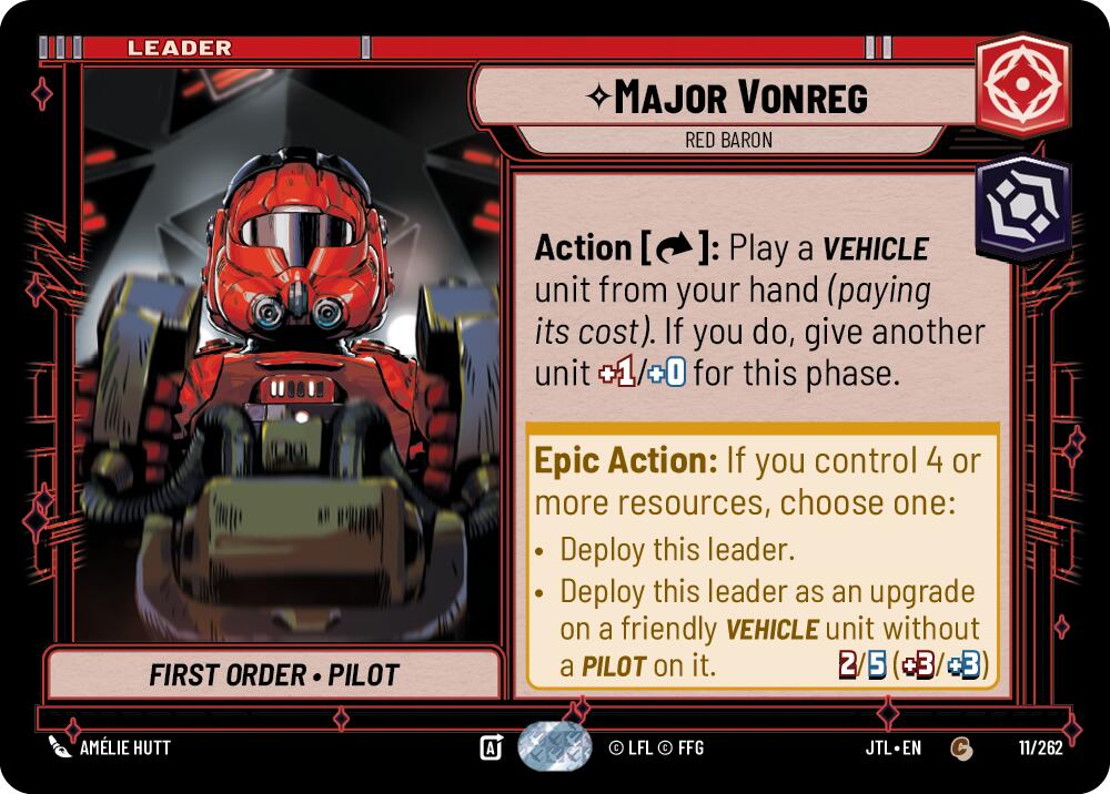 Major Vonreg - Red Baron (011/262) (011/262) [Jump to Lightspeed]