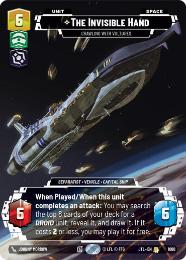 The Invisible Hand - Crawling With Vultures (1060) (Prestige Foil) (1060) [Jump to Lightspeed]