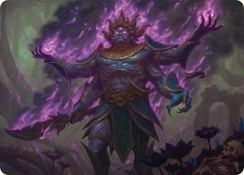 Rot-Curse Rakshasa Art Card (13/54) [Tarkir: Dragonstorm Art Series]