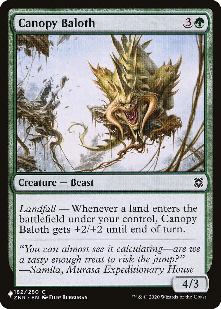 Canopy Baloth [The List]