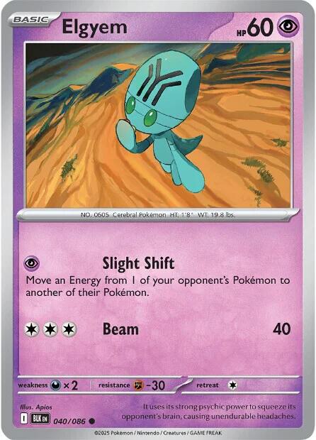 Elgyem (040/086) [Scarlet & Violet: Black Bolt]