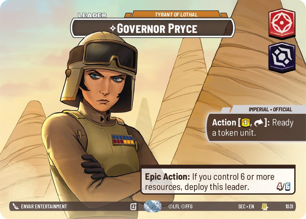 Governor Pryce - Tyrant of Lothal (Showcase) (1031) (1031) [Secrets of Power]
