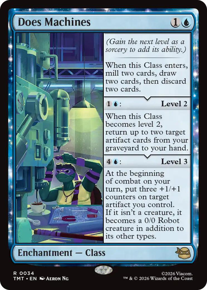 Does Machine [Teenage Mutant Ninja Turtles]