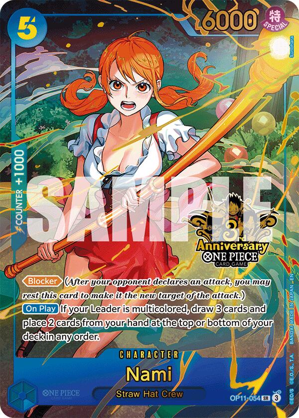 Nami (Japanese Version 3rd Anniversary Set) [One Piece Promotion Cards]
