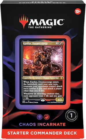 Chaos Incarnate Starter Commander Deck