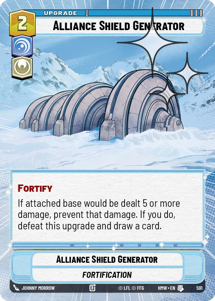 Alliance Shield Generator (591) (Hyperspace Foil) (591) [Homeworlds]