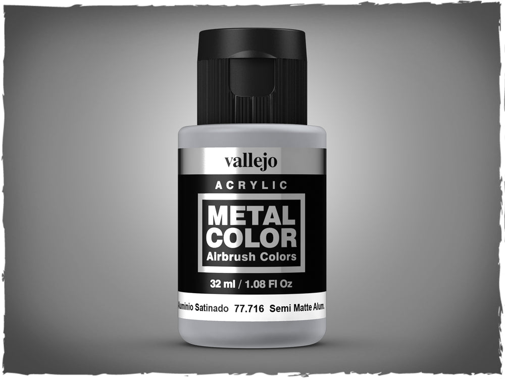 Vallejo, Metal Color: Serni Matt Aluminium (32ml)