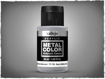 Vallejo, Metal Color: Serni Matt Aluminium (32ml)