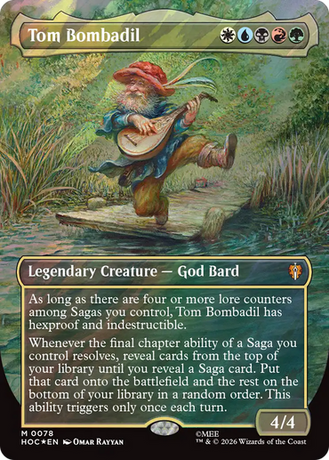 Tom Bombadil (Borderless) (Surge Foil) [The Hobbit: Eternal-Legal]