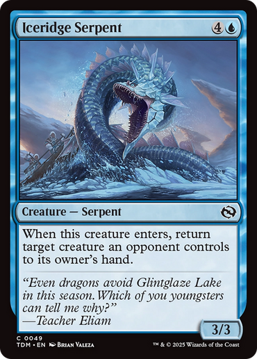 Iceridge Serpent [Tarkir: Dragonstorm]