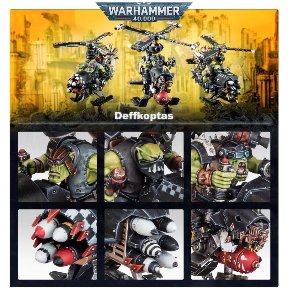 Warhammer 40k Ork Deffkoptas