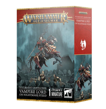 Warhammer: Age of Sigmar: Soulbright Gravelords: Vampire Lord on Nightmare Steed