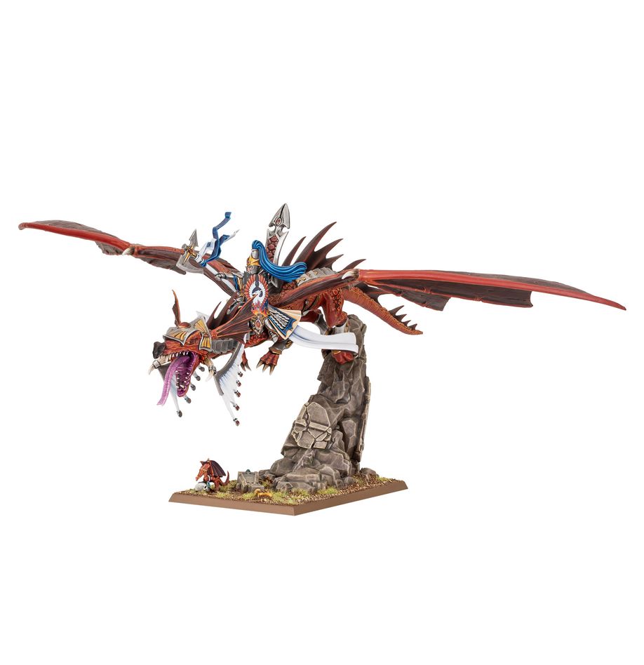 Warhammer The Old World High Elf Lord On Dragon