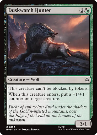 Duskwatch Hunter [The Hobbit]