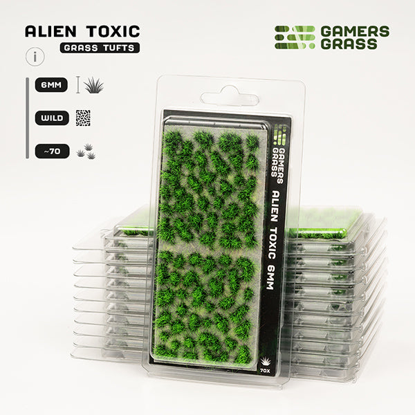 Gamers Grass Tufts 6mm Alien Toxic Wild