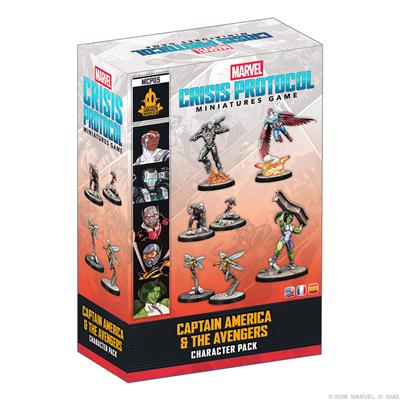 Marvel: Crisis Protocol: Captain America & The Avengers Character Pack