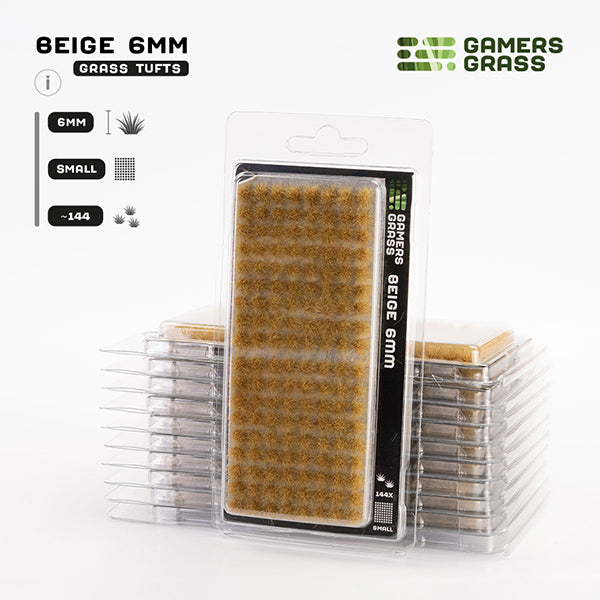 Gamers Grass Tufts 6mm Small Beige