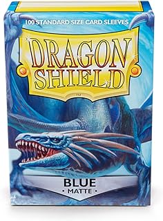 Dragon Shield Matte 100 Standard Sleeves Blue