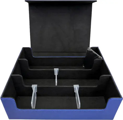 1800 Count 3-Row Deck Box Blue/Black