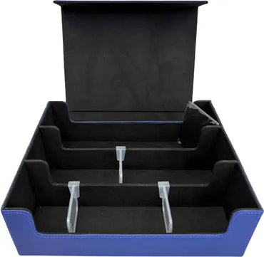 1800 Count 3-Row Deck Box Blue/Black