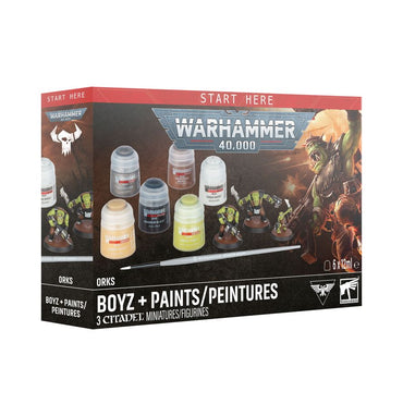 Warhammer: 40K: Orks: Boyz + Paints