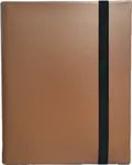 Generic 9-Pocket Brown Binder (with strap)