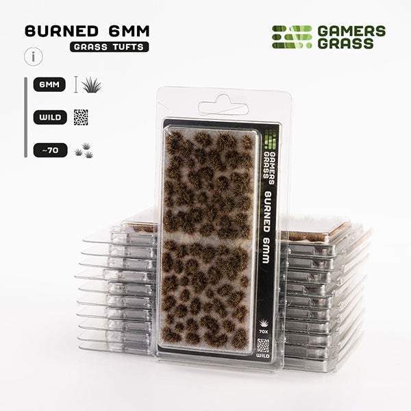 Gamers Grass Tufts 6mm Small Burned Tufts