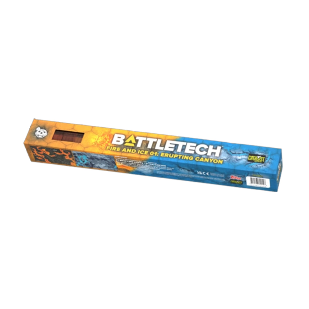 BattleTech: Battlemat: Fire & Ice 01: Erupting Canyon