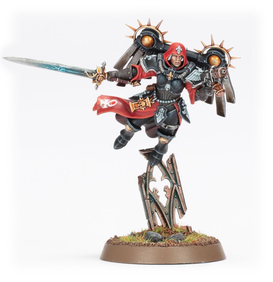 Warhammer 40k Adepta Sororitas Canoness with Jump Pack