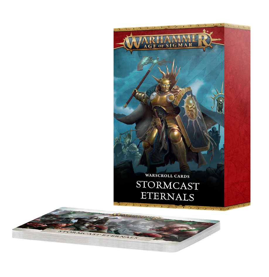 Warhammer Age of Sigmar Warscroll Cards Stormcast Eternals
