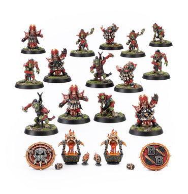 Warhammer: Chaos Dwarf Blood Bowl Team: The Zharr-Naggrund Ziggurats