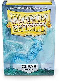 Dragon Shield Matte 100 Standard Sleeves Clear