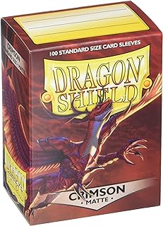 Dragon Shield Matte 100 Standard Sleeves Crimson