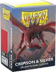 Dragon Shield: Sleeves: Matte Dual: Crimson & Silver